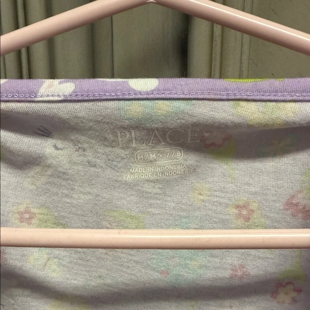 The Children's Place Purple Easter Bunny Dress